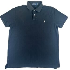 Ralph Lauren Men’s Polo Short Sleeve Shirt Custom Slim Fit Large